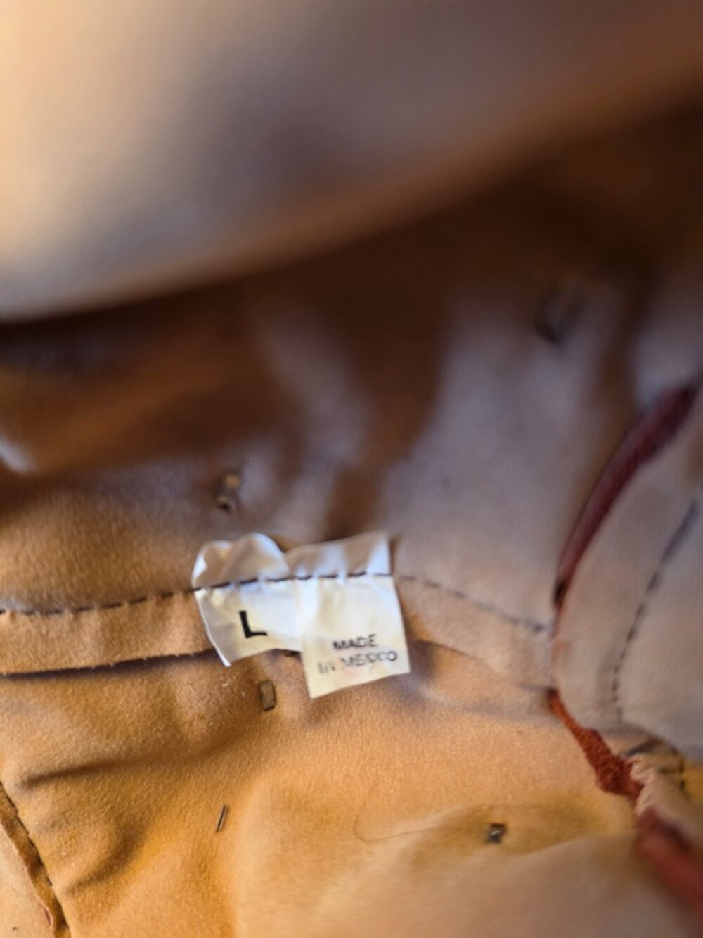 1970's Brown Suede Hat - Picture 3 of 3